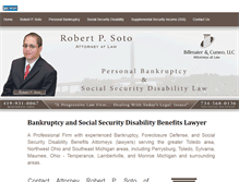 Tablet Screenshot of disabilityandbankruptcylaw.com